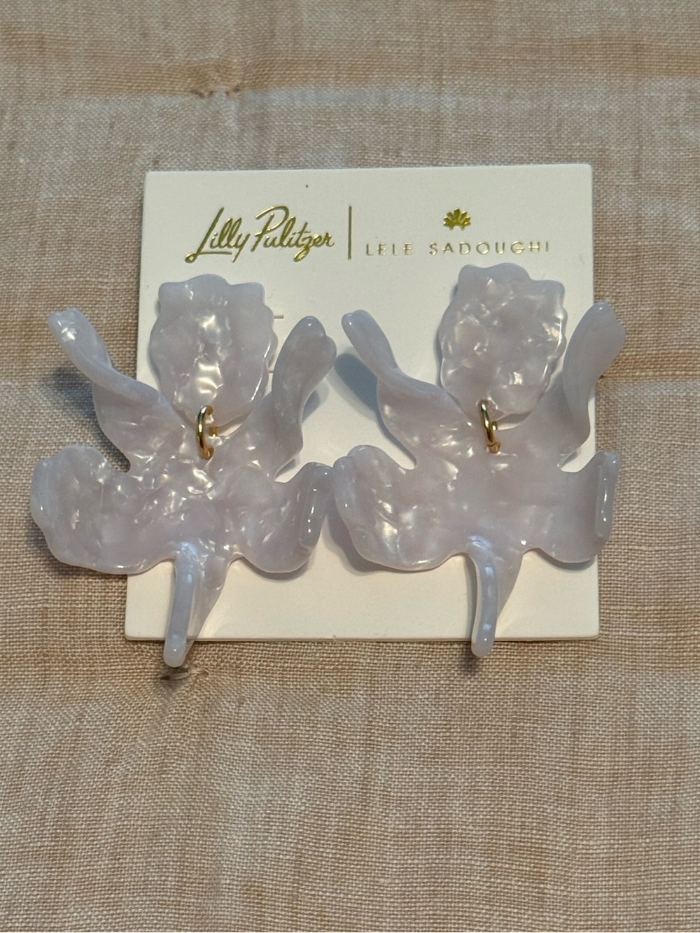 Lilly Pulitzer LeLe Sadoughi Floral Statement Earrings